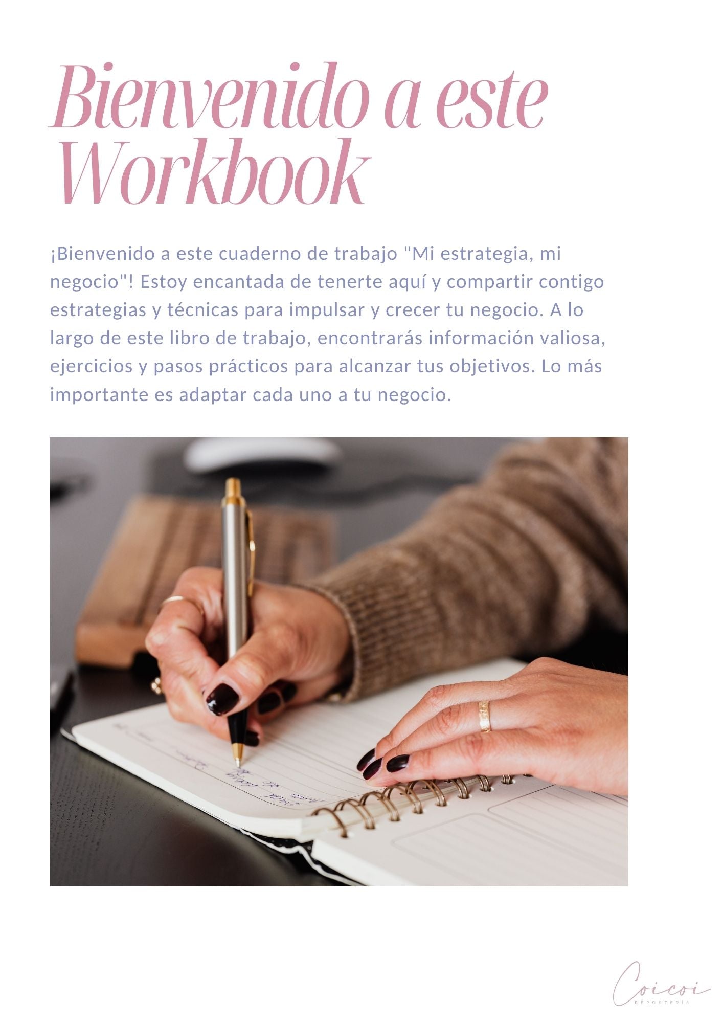 Mi negocio, Mi estrategia (WORKBOOK)