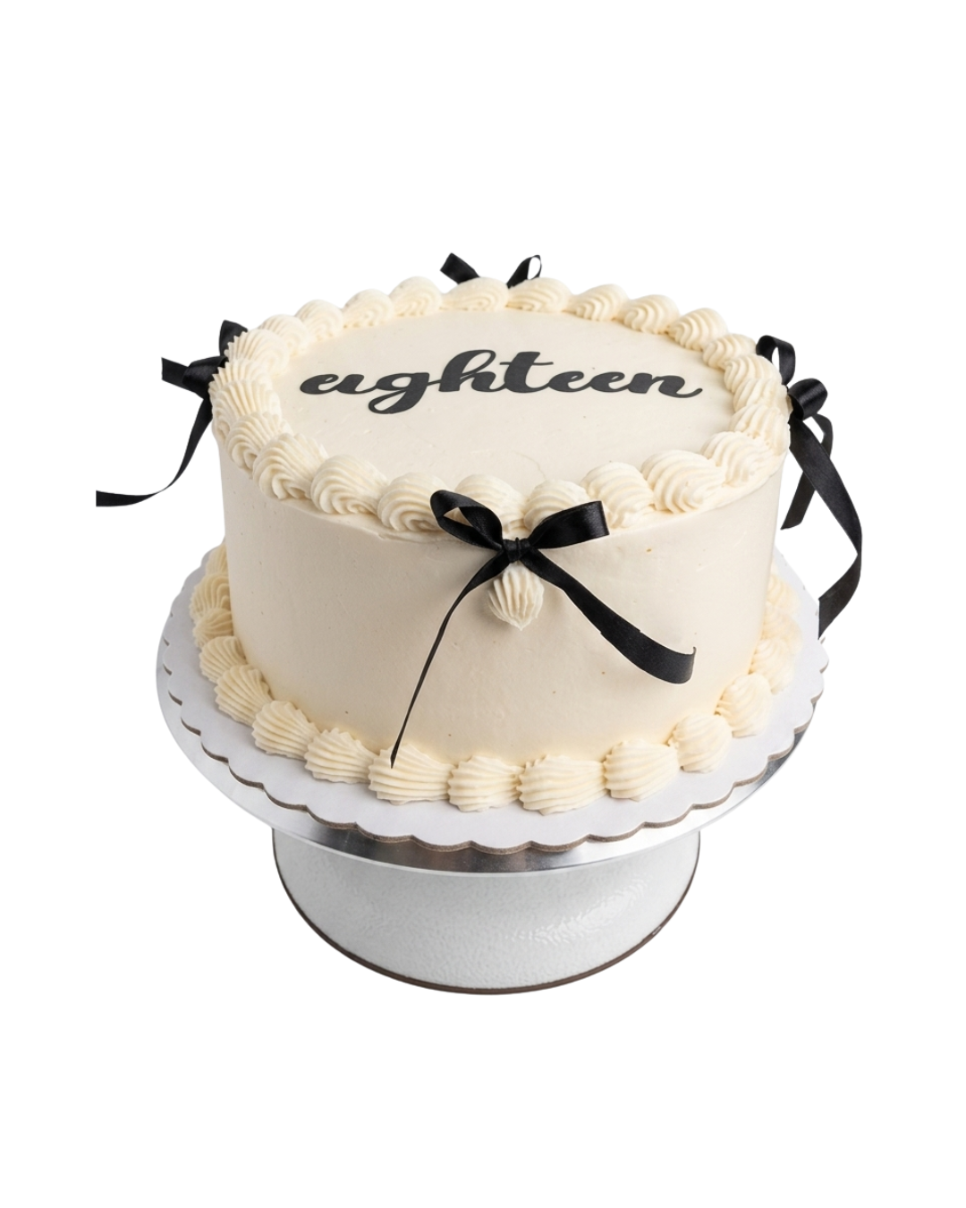 Tarta Coquette con lacitos.